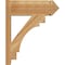 Ekena Millwork Merced Rough Sawn Arts and Crafts Outlooker, Western Red Cedar, 8"W x 22"D x 26"H OUT08X22X26MRC03RWR - alternate 3